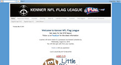 Desktop Screenshot of kennerflagleague.com